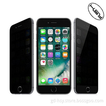 HUYSHE for iPhone 7 privacy screen protector ,0.3mm screen guard for iPhone 7 privacy tempered glass screen protector